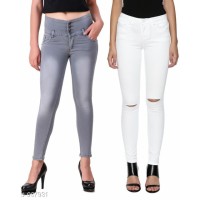 Lootkabazaar Women's Elegant Denim Jeans Combo (LWEDJC001)